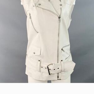 Walter Baker White Leather Jacket